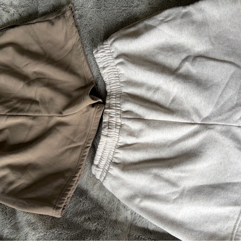 Always You Cream Fleece-Lined Waistband Shorts - Picture 2 of 3